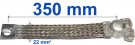 Jordkabel, flat med minuspolsko - 35cm thumbnail